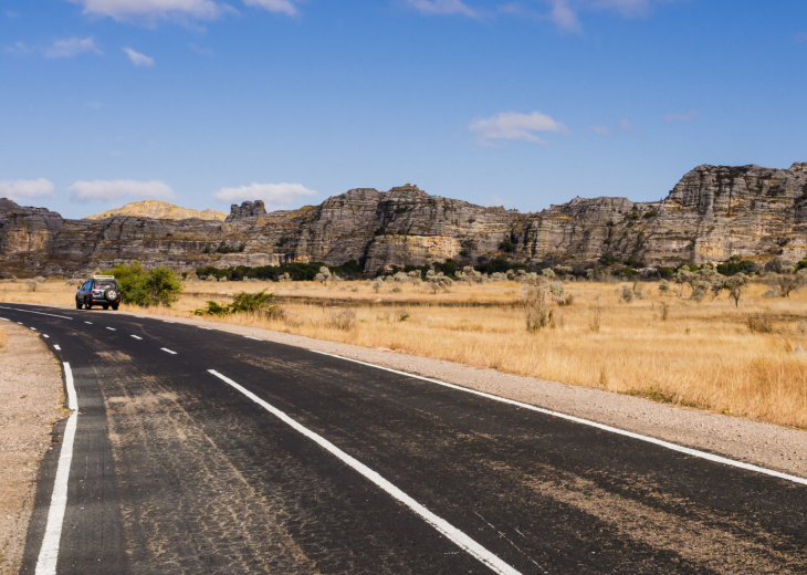 Isalo, route nationale 7, Madagascar