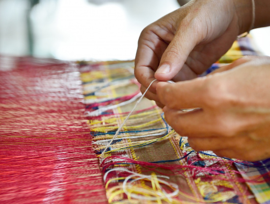 Tissage-soie-madagascar