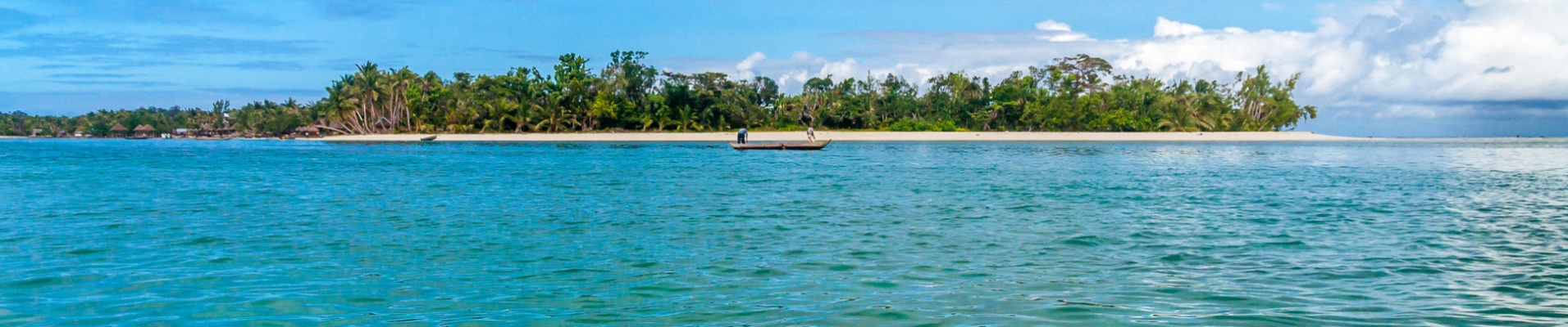 Vue sur l'île de Saint-Marie, Madagascar