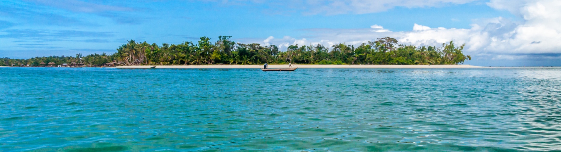 Vue sur l'île de Saint-Marie, Madagascar