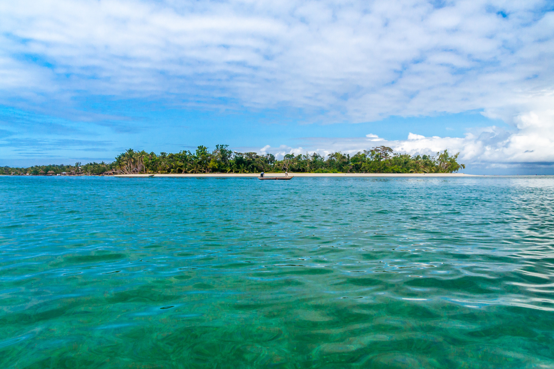 Vue sur l'île de Saint-Marie, Madagascar